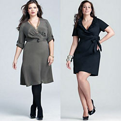 платье на полную фигуру