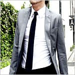 Узкий галстук