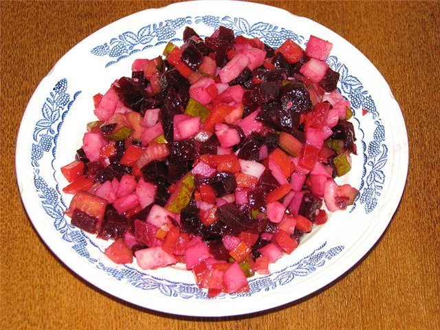 Винегрет из овощей